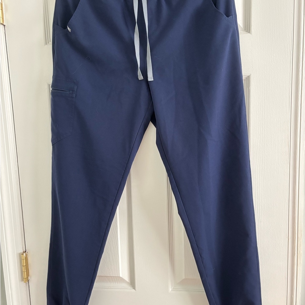 Figs Navy Blue Scrub Jogger Pants